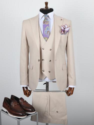 Beige Suit 